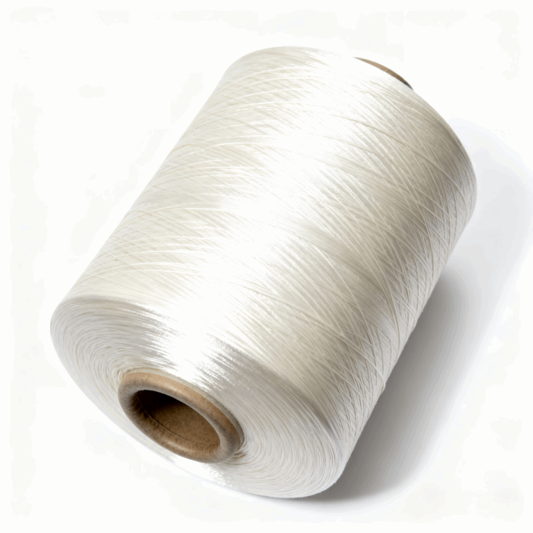 2025 11 24 1532 氨纶包芯纱(scy)产品，白色或浅色的氨纶包芯纱卷轴，纱线呈现光滑有弹性的质感，...(1)